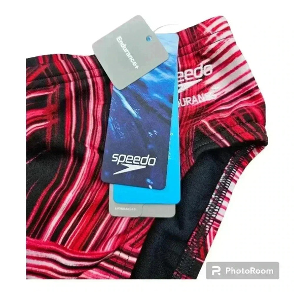 Men's Speedo Endurance+ Turbo Stroke Brief Red #7706715 NWT Sz 30 - Picture 4 of 7